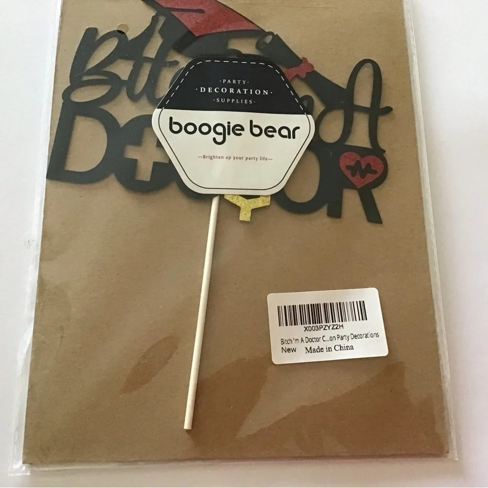 B**ch I'm a Doctor Cake Topper - Brand New